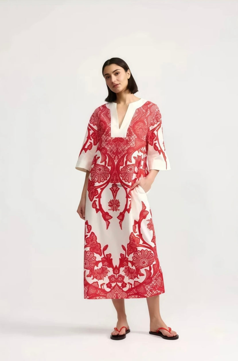 Robe Capri Rouge