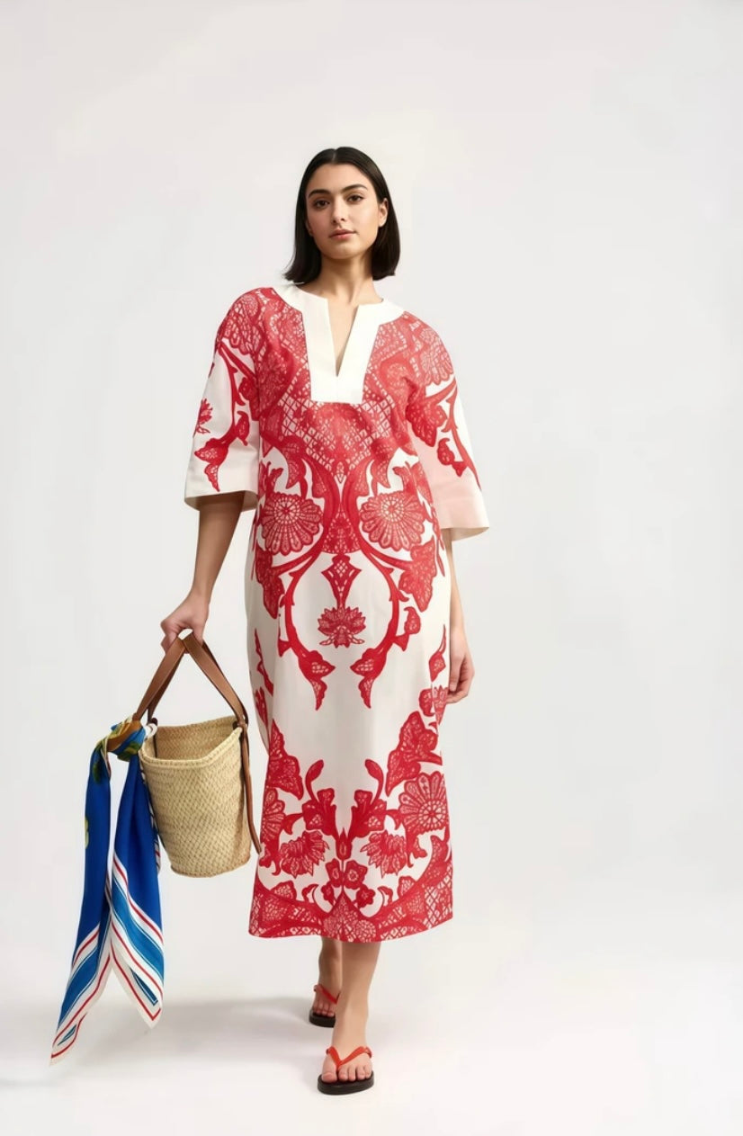 Robe Capri Rouge