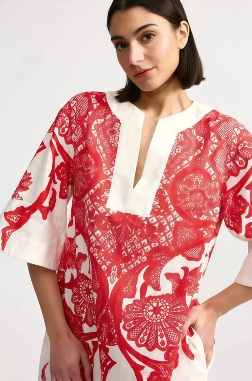 Robe Capri Rouge