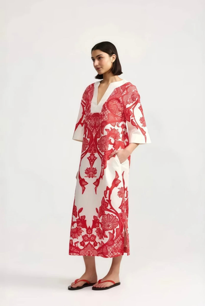 Robe Capri Rouge