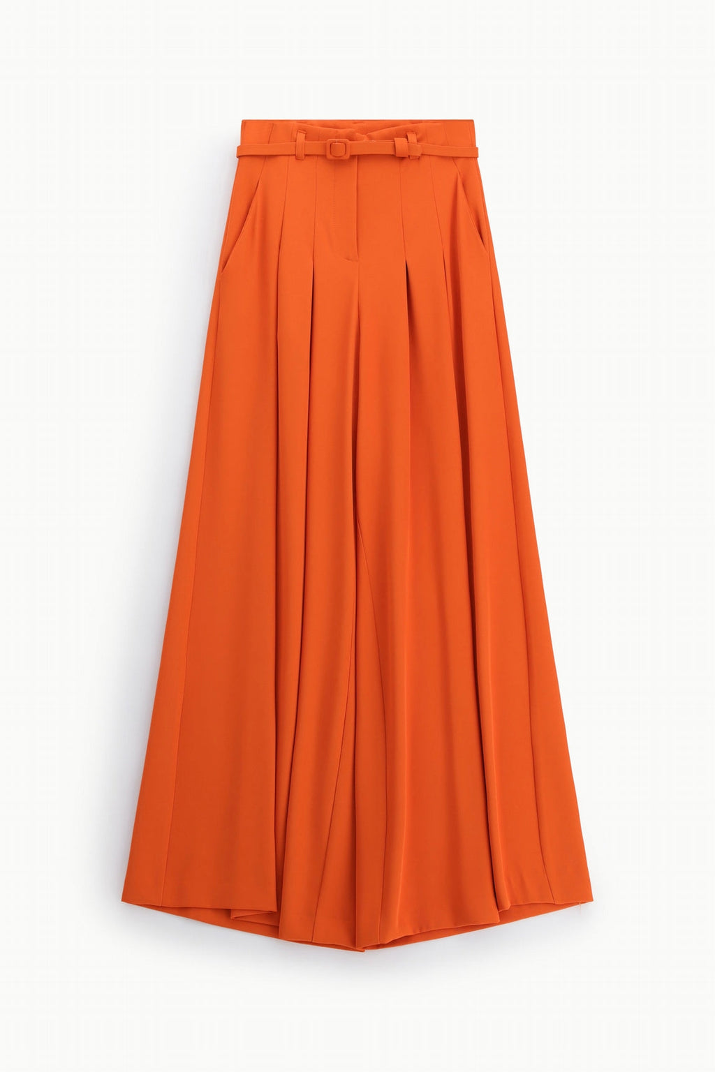PANTALON PALAZZO LARGE TAILLE HAUTE CEINTURE