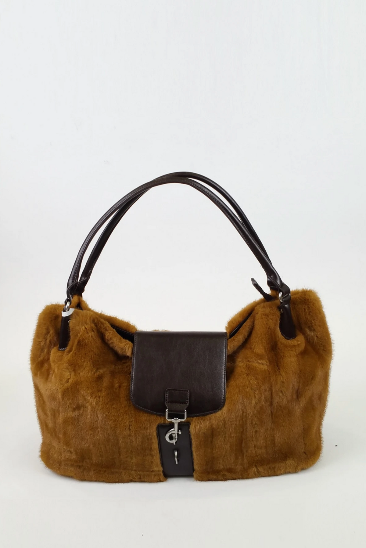 Sac à main en fausse fourrure