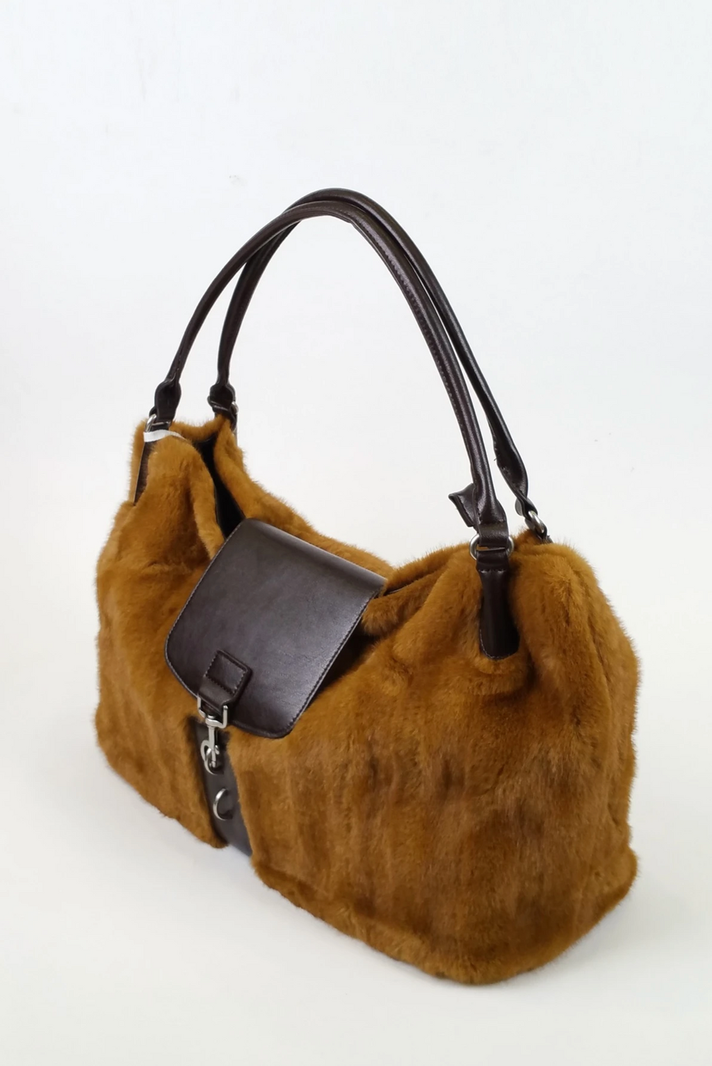 Sac à main en fausse fourrure